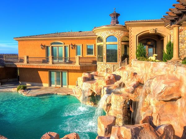 Mansion with a Water Park in the Backyard - Neatorama
