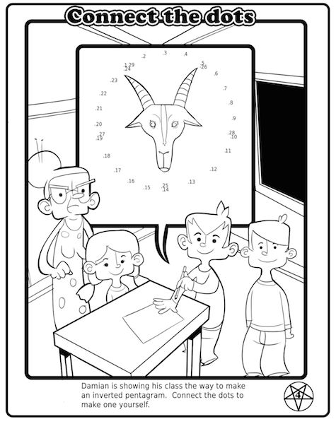 The Satanic Children's Book of Big Activities - Neatorama