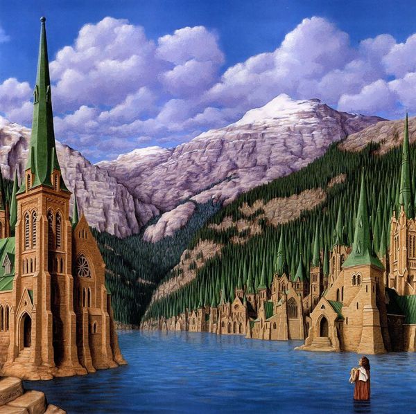 Magnificent &quot;Magical Realist&quot; Paintings by Rob Gonsalves