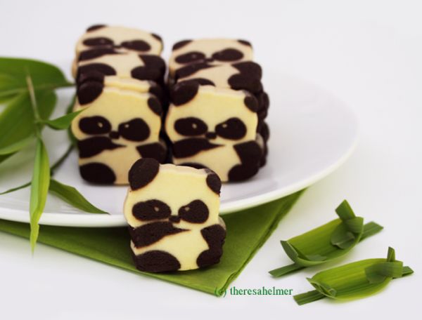 Panda cookies