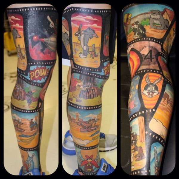 Awesome Tattoo Is Filled with Classic Tattoos - Neatorama