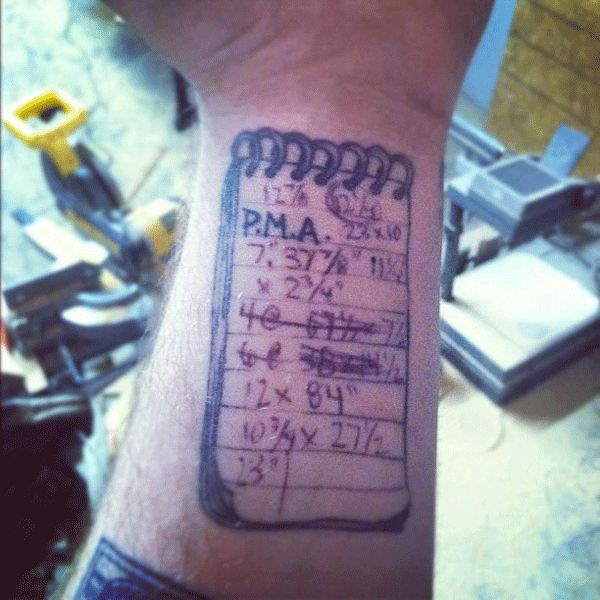 practical tattoo provides a shopping or to do list neatorama practical tattoo provides a shopping or to do list neatorama