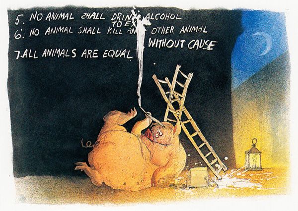 Orwell s Animal Farm As Illustrated By Ralph Steadman Neatorama