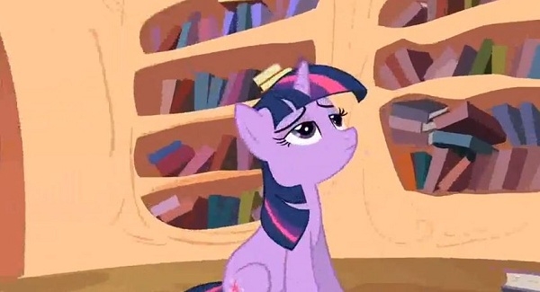 Twilight in her library