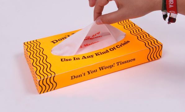 Don't You Weep! -- A Tissue Box Filled with Motivational Quotes - Neatorama