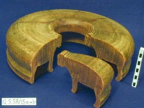 wooden cows