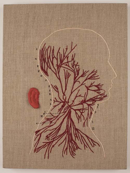 Megan Canning's Embroidered Anatomy Neatorama