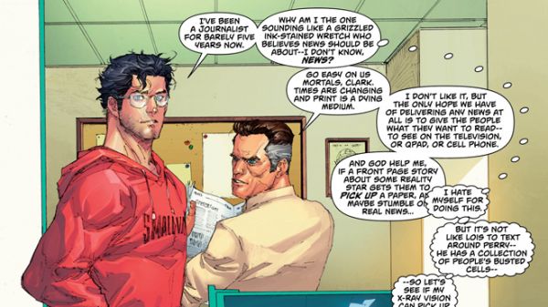 Clark Kent learns how marketable his skills are.