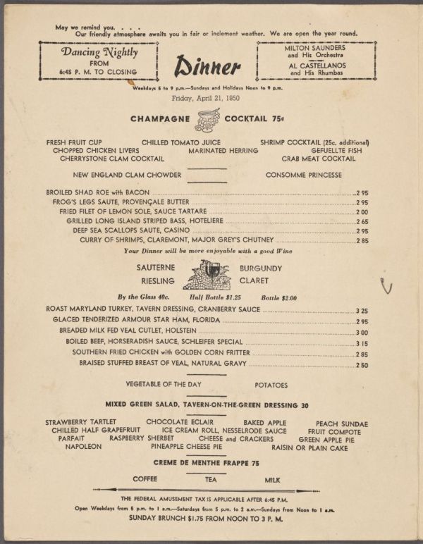 New York Public Library Menu Collection,1850Present Neatorama