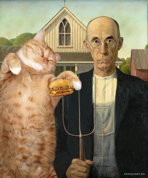 Cats through Art History Neatorama