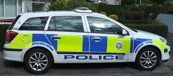 British police car
