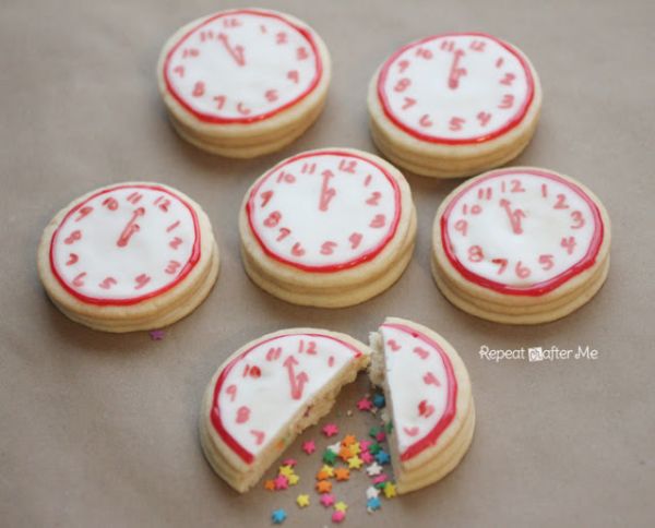 clock cookies