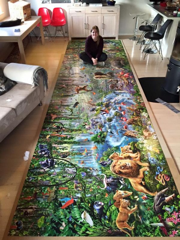 33,600-piece Jigsaw Puzzle Completed - Neatorama