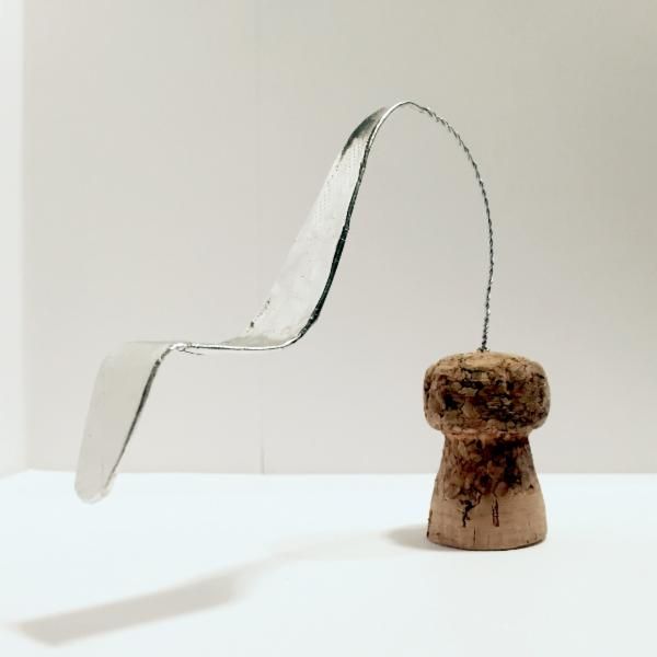 These Tiny Chairs Were Made Entirely of Champagne Corks Neatorama