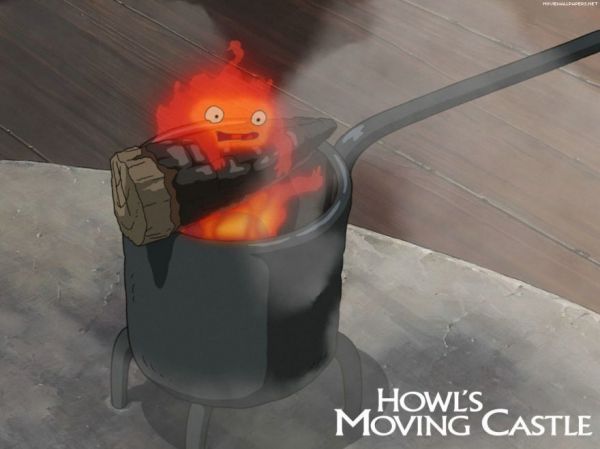 howls moving castle calcifer