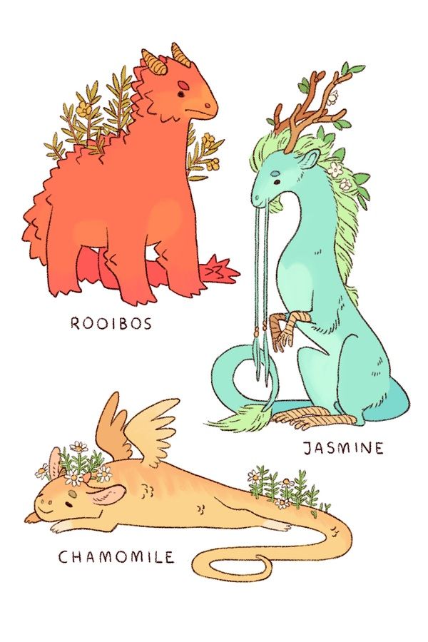 These Tea Dragons Are Hoarding Tasty Leaves Neatorama