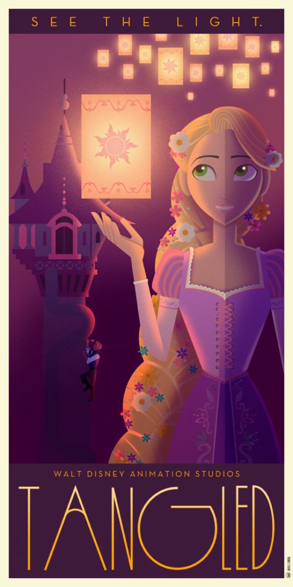 Art DecoInspired Disney Movie Posters Neatorama