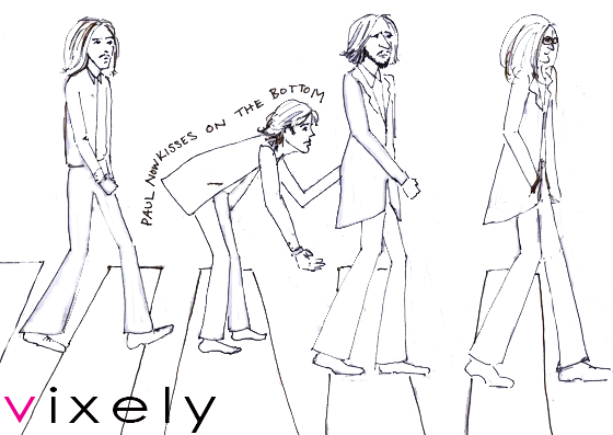 Paul-Kisses-on-the-Bottom-Cartoon-Vixely