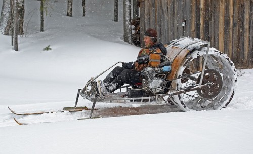 Russian snowmobile
