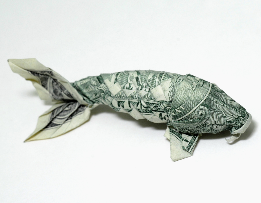 dollar bill origami butterfly. with a one dollar bill,