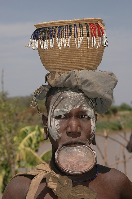 Lip stretching is a body modification that goes back 10000 years and had 