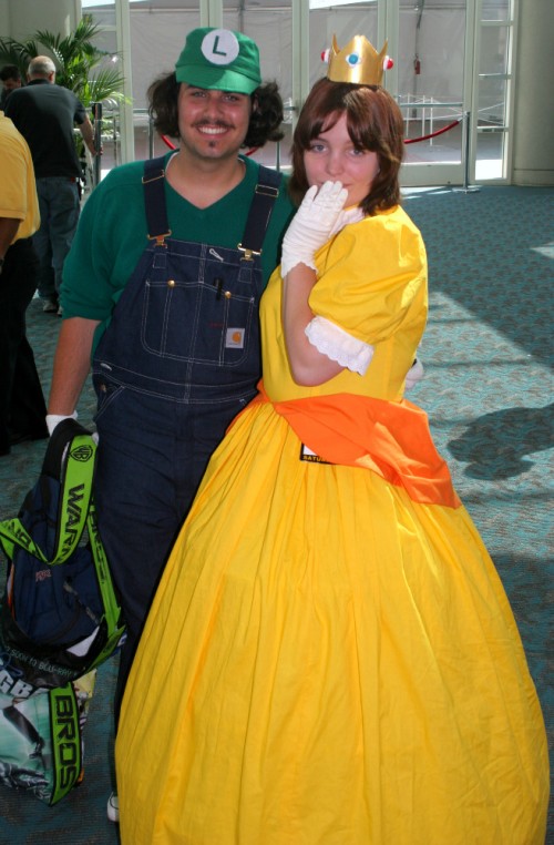 princess peach and princess daisy together. Luigi and Princess Daisy.