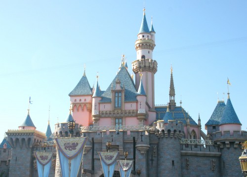 disneyland logo castle. Sleeping Beauty Castle may not