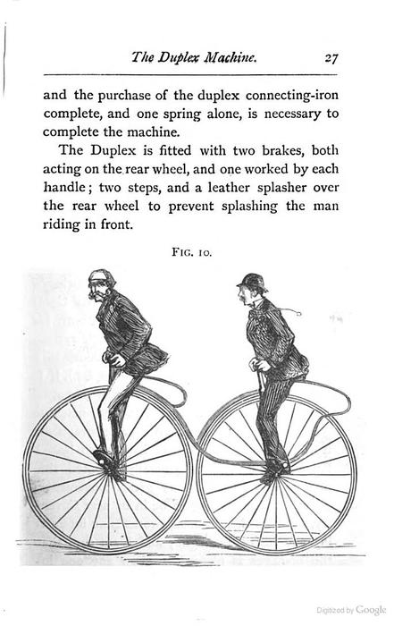 duplex bicycle