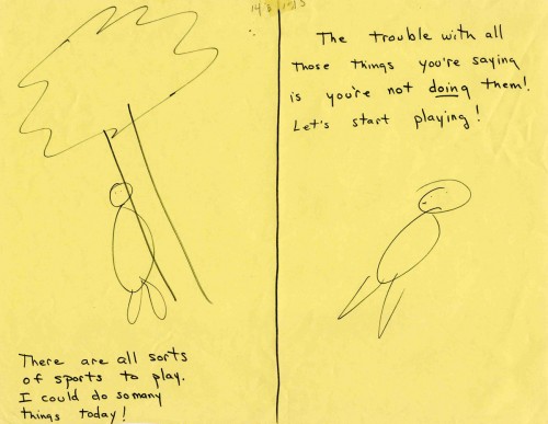 Seuss manuscript page