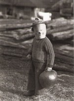 Swiss boy in costume