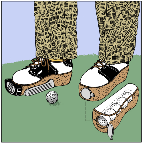 golfing shoes