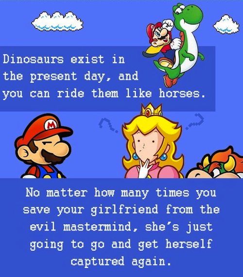 super mario life lessons