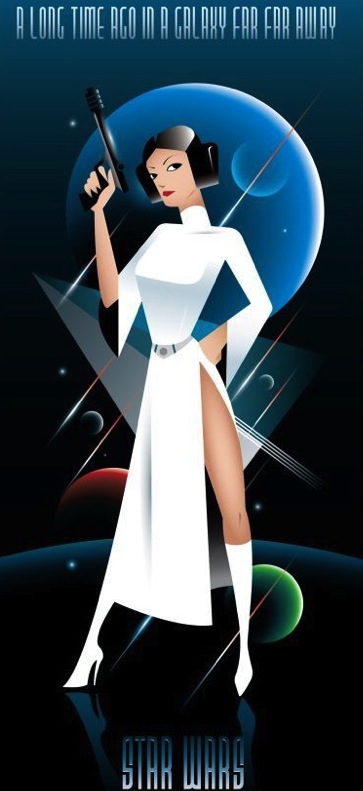 Leia Star Wars Poster