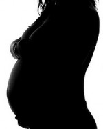 Pregnant silhouette