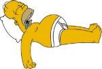 Homer sleeping