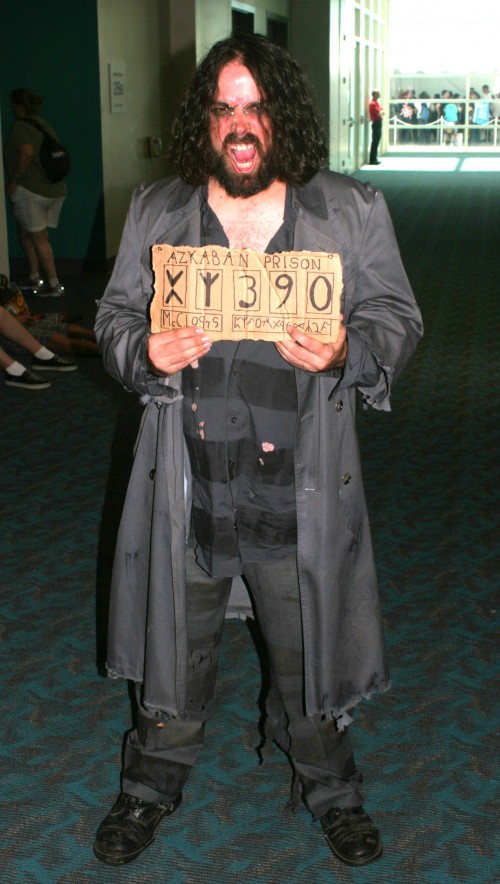 It was this Sirius Black costume that really got my attention though