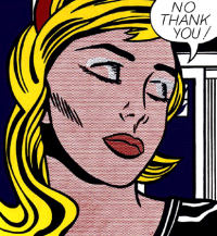 no thank you lichtenstein