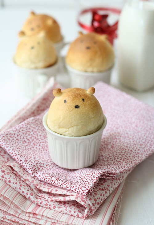 teddy bear bread