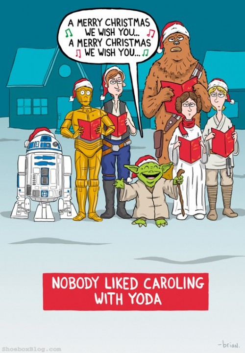 Why You Shouldn't Go Christmas Caroling With Yoda - Neatorama