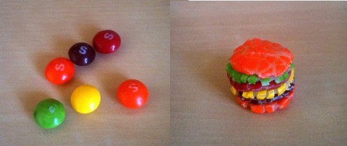 skittles burger