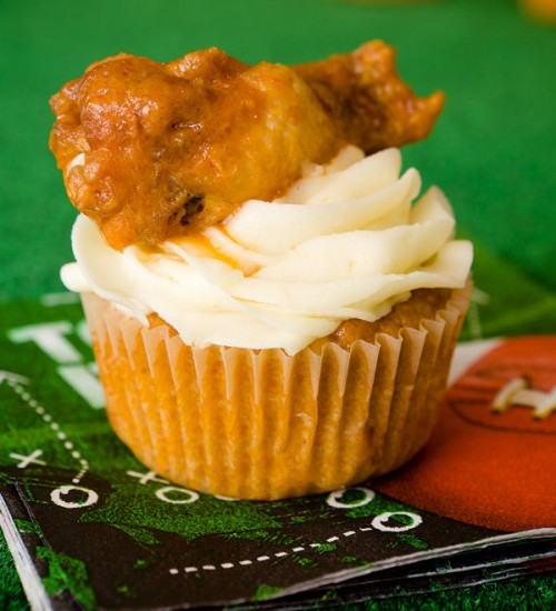 buffalo chicken wing cupcake