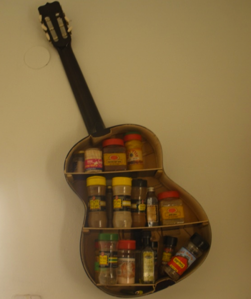 guitar spice rack