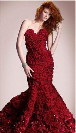 rose dress