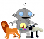 lion lamb