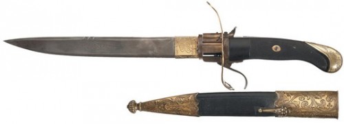 pistol knife