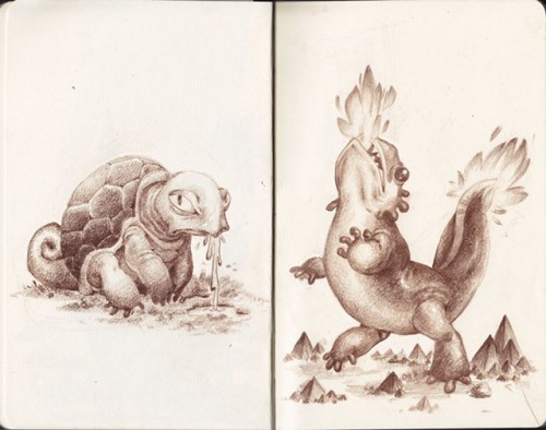 Squirtle-and-Charmander-Laura-Bifano_thumb