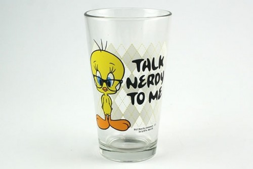 Talk-Nerdy-to-Me-Tweety-Pint-Glass_18491-l