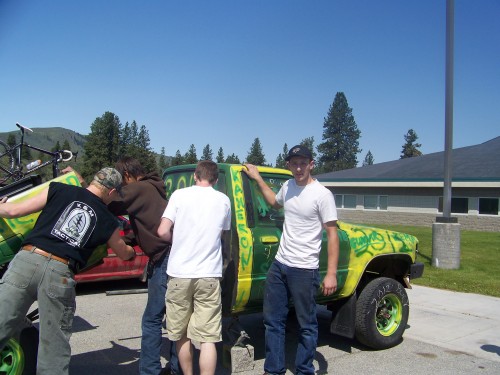 welded truck