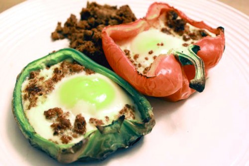 grilled eggs