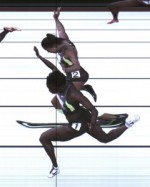 the-third-place-photo-finish-of-the-womens-100-meter-final-shows-allyson-felix-and-jeneba-tarmoh